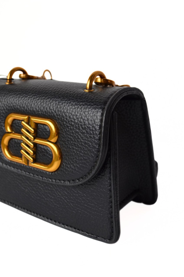 Сумка для дівчинки 5725# екошкіра чорний 12*9*5 Mini Balenciaga