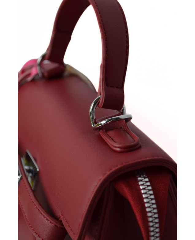 Сумка для дівчинки 6394 екошкіра марсала 22*19*8 Hermes