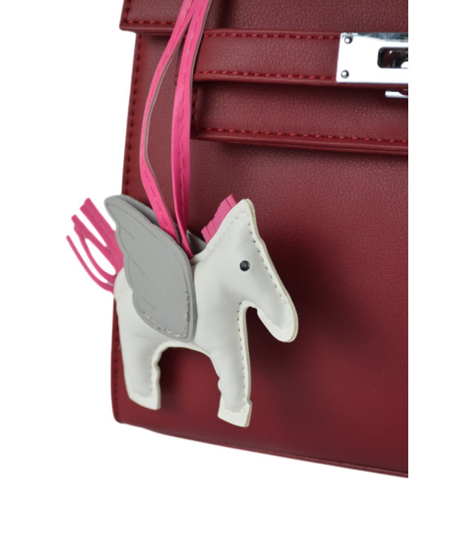 Сумка для дівчинки 6394 екошкіра марсала 22*19*8 Hermes