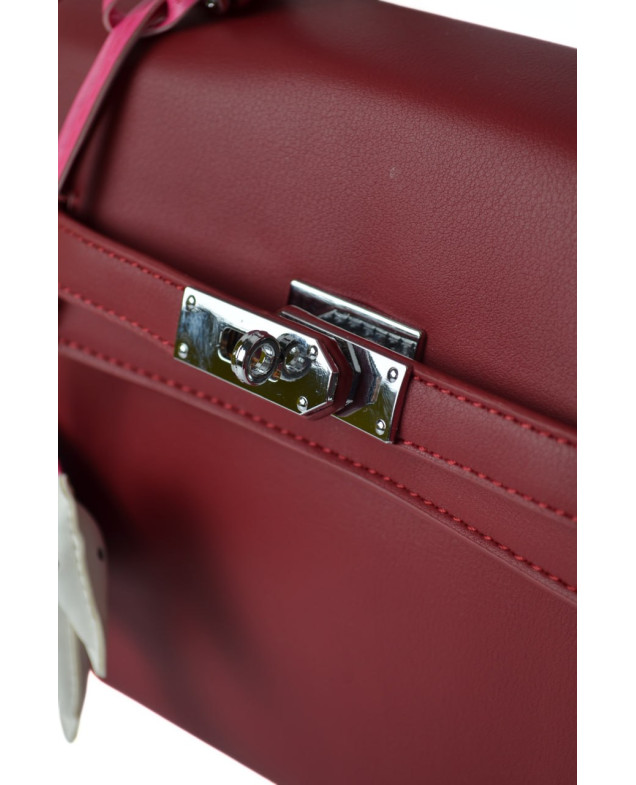 Сумка для дівчинки 6394 екошкіра марсала 22*19*8 Hermes