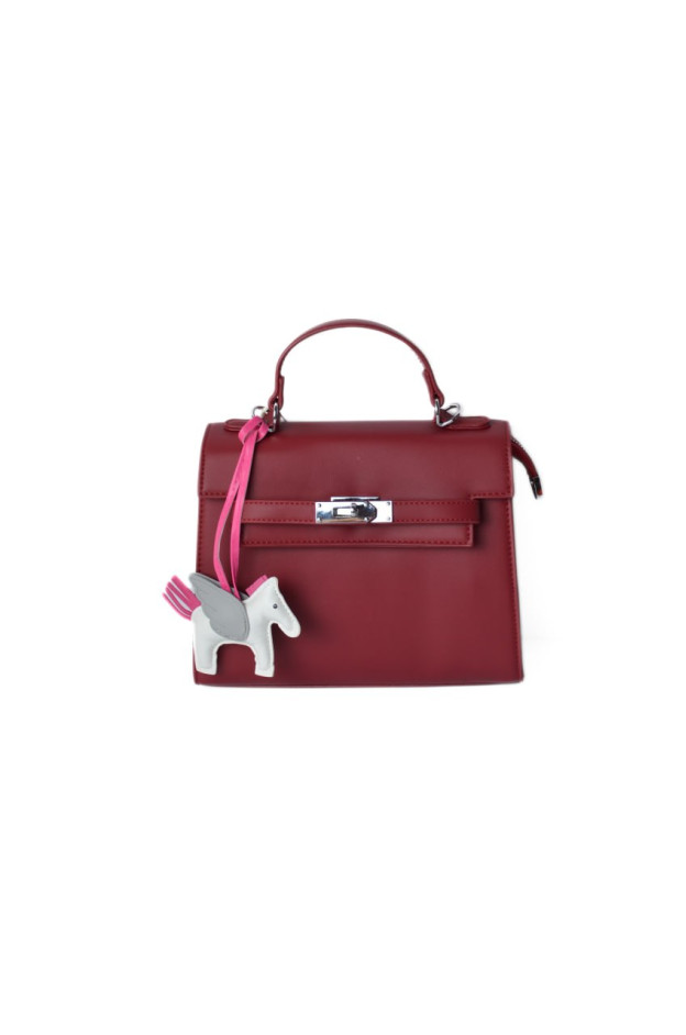 Сумка для дівчинки 6394 екошкіра марсала 22*19*8 Hermes