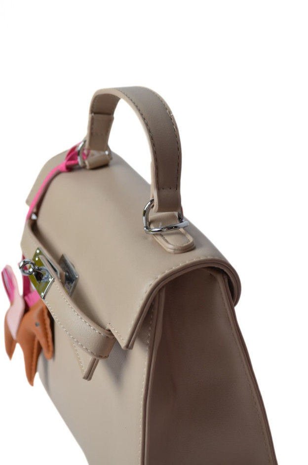 Сумка для дівчинки 6394 екошкіра бежевий 22*19*8 Hermes