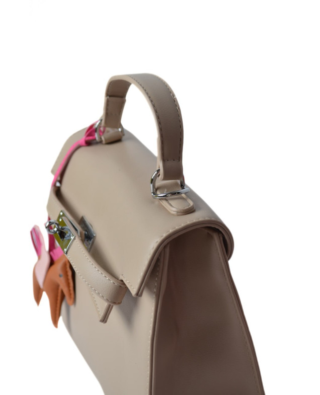 Сумка для дівчинки 6394 екошкіра бежевий 22*19*8 Hermes