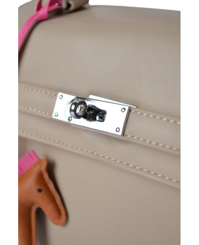 Сумка для дівчинки 6394 екошкіра бежевий 22*19*8 Hermes
