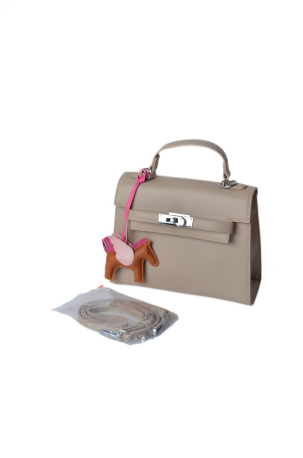 Сумка для дівчинки 6394 екошкіра бежевий 22*19*8 Hermes