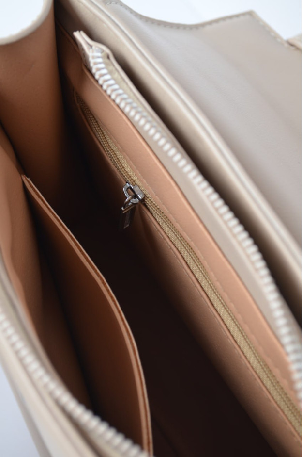 Сумка для дівчинки 6394 екошкіра бежевий 22*19*8 Hermes