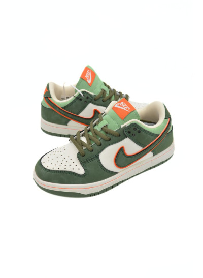 Кросівки для хлопчика весна-осінь L2208 екошкіра молочний/зелений NIKE Air перфорація 38(р) 
