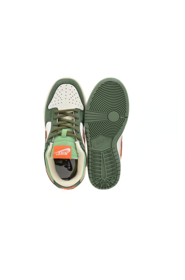Кросівки для хлопчика весна-осінь L2208 екошкіра молочний/зелений NIKE Air перфорація 38(р) 