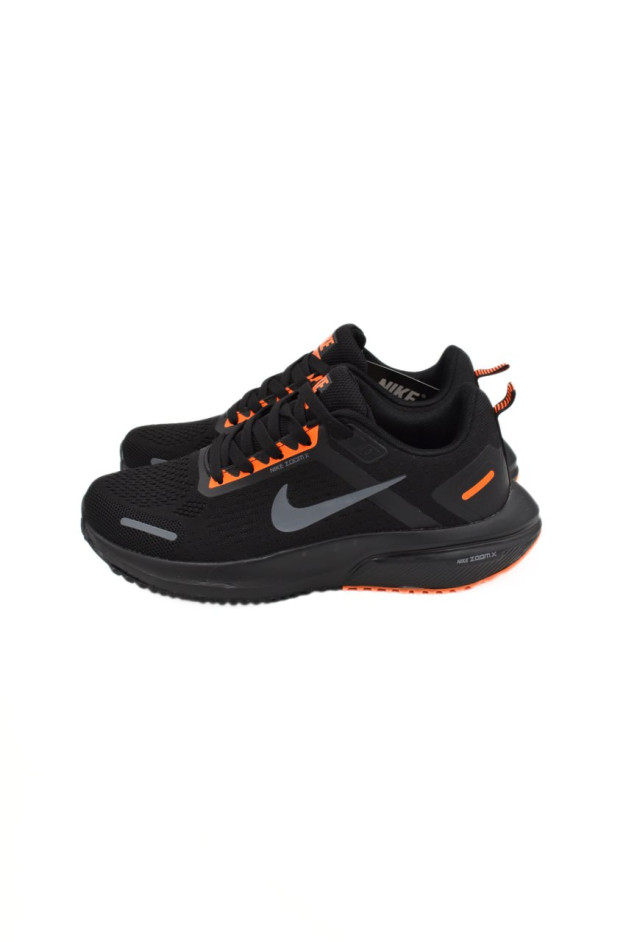 Кросівки для хлопчика на літо N215 сітка чорний/оранж NIKE Zoom X 44(р)