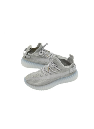 Кросівки для дівчинки або для хлопчика на літо A007-25 сітка сірий Yeezy 32(р)