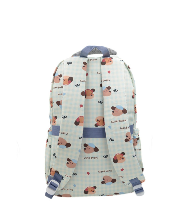 Рюкзак для дівчинки 997577 текстиль лате/блакитний 40*30*12 Cute Puppy