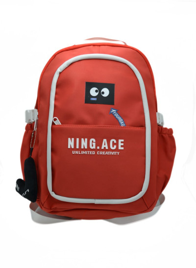 Рюкзак для дівчинки або для хлопчика S354 текстиль теракот 46*33*13 Ning.Ace