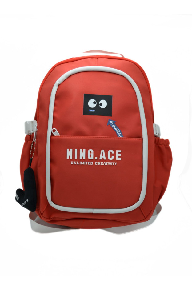 Рюкзак для дівчинки або для хлопчика S354 текстиль теракот 46*33*13 Ning.Ace