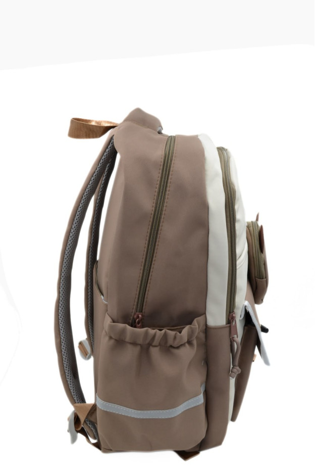 Рюкзак для дівчинки S591# текстиль мокко/лате 42*30*13 Camping