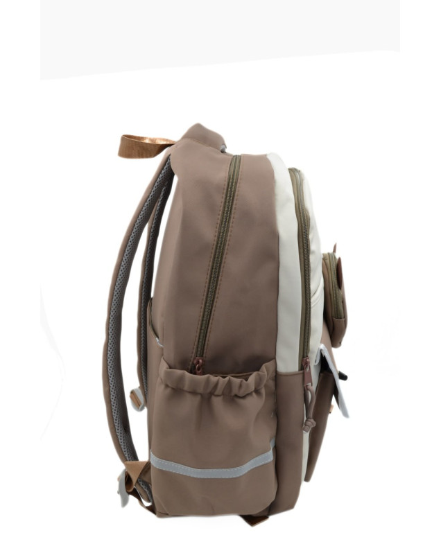 Рюкзак для дівчинки S591# текстиль мокко/лате 42*30*13 Camping