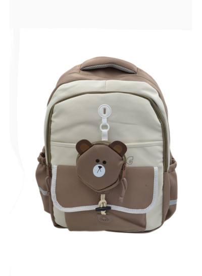 Рюкзак для дівчинки S591# текстиль мокко/лате 42*30*13 Camping