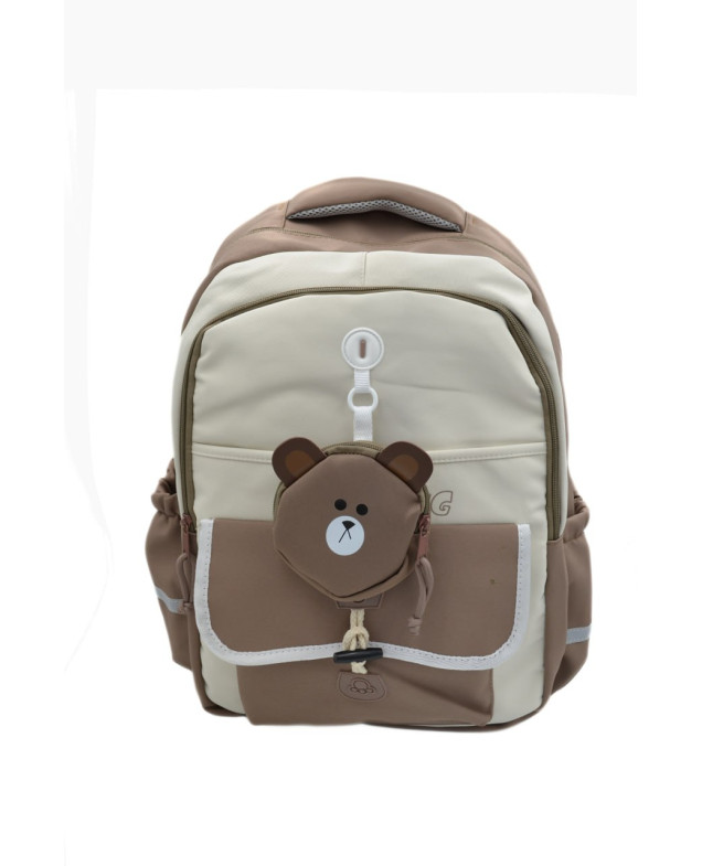 Рюкзак для дівчинки S591# текстиль мокко/лате 42*30*13 Camping