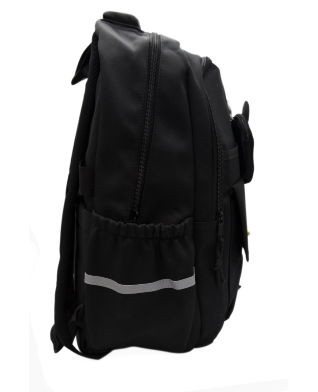 Рюкзак для дівчинки S591# текстиль чорний 42*30*13 Camping