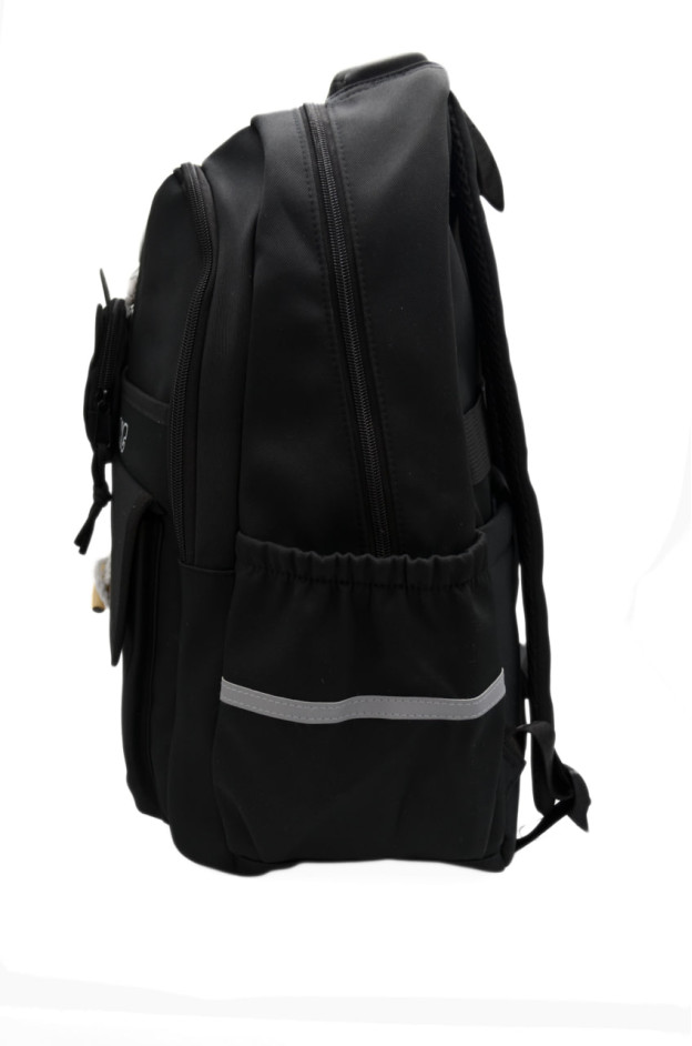 Рюкзак для дівчинки S591# текстиль чорний 42*30*13 Camping