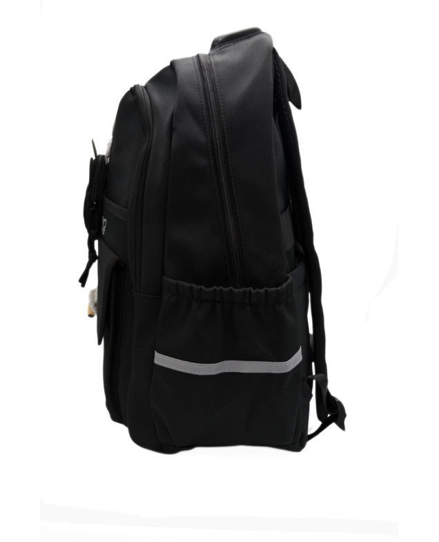 Рюкзак для дівчинки S591# текстиль чорний 42*30*13 Camping