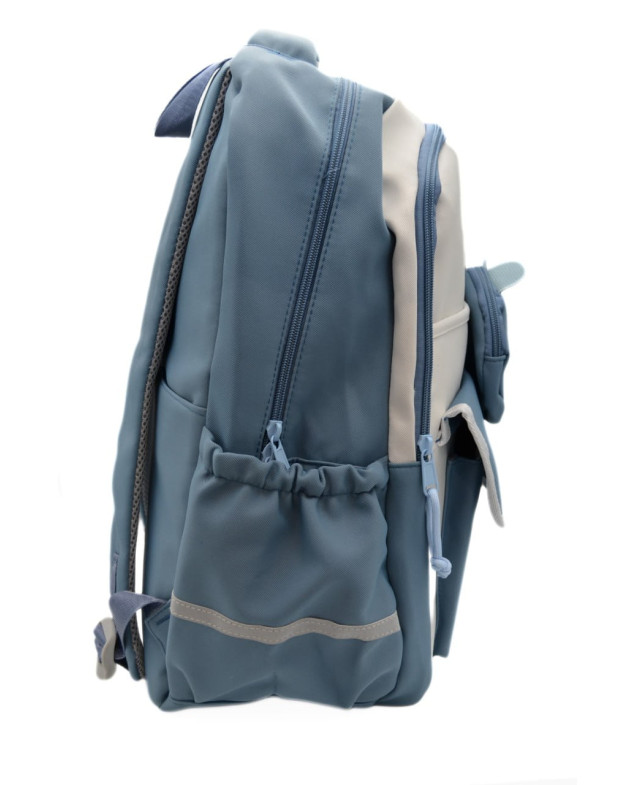 Рюкзак для дівчинки S591# текстиль сизий/лате 42*30*13 Camping