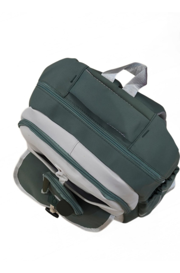 Рюкзак для дівчинки S591# текстиль зелений 42*30*13 Camping