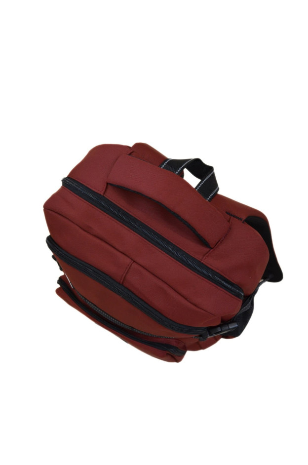Рюкзак для хлопчика S372 текстиль марсала 47*32*12 Смайл