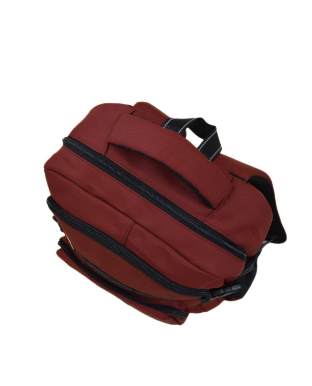 Рюкзак для хлопчика S372 текстиль марсала 47*32*12 Смайл