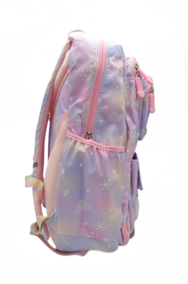 Рюкзак для дівчинки C72847 тексиль ліловий/рожевий 43*29*13 Princess градієнт