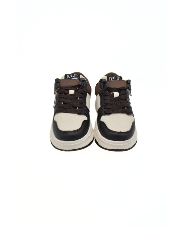 Кросівки для хлопчика весна-осінь BD3489-4C екошкіра шоколад/молочний Nike,подвійна емблема 34(р) 