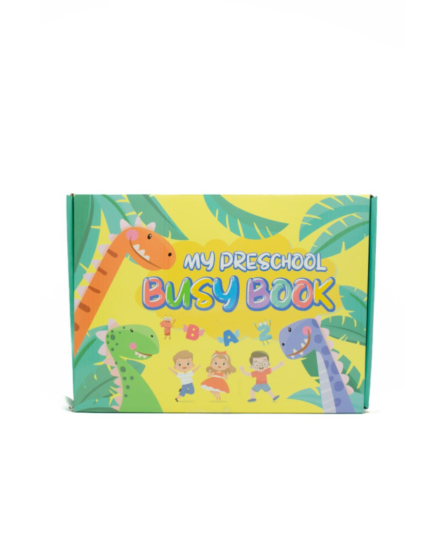 Книжка для дітей C72934 BUSY BOOK +фломастери,картки,наліпки