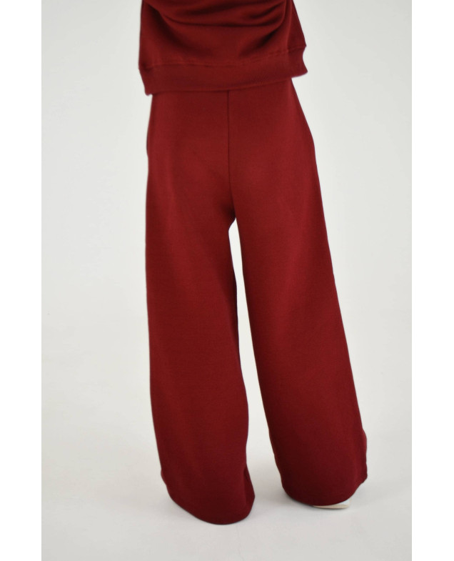 Костюм спорт для дівчинки на зиму 25WB059 котон/фліс марсала Life 134(р) 