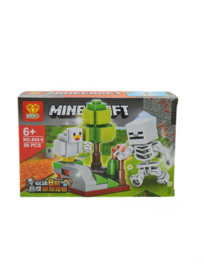Конструктор для хлопчика 843-6 Minecraft,міні,50 деталей