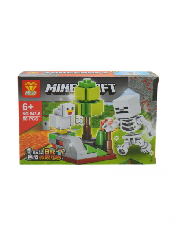Конструктор для хлопчика 843-6 Minecraft,міні,50 деталей