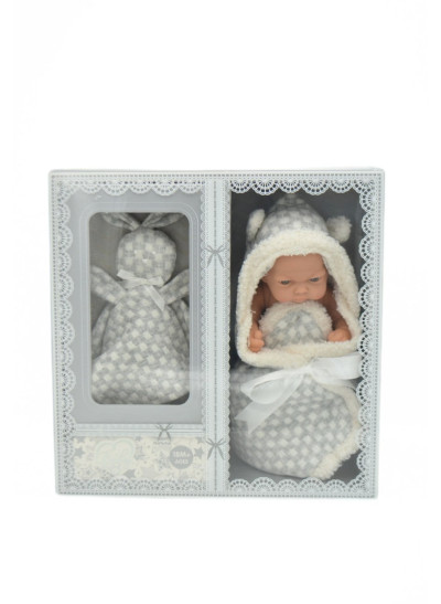Пупс для дівчинки 215-1 Baby so lovely,з пледом,25 см