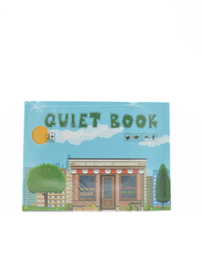 Книжка для дітей C74270 логічна Quiet Book із завданнями