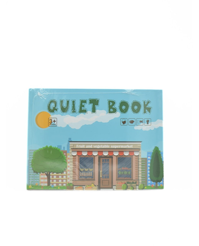Книжка для дітей C74270 логічна Quiet Book із завданнями