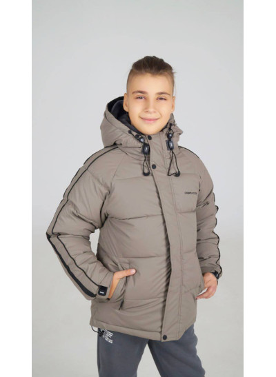 Куртка для хлопчика на зиму M25015 холофайбер сірий Creat,термо 152(р) 