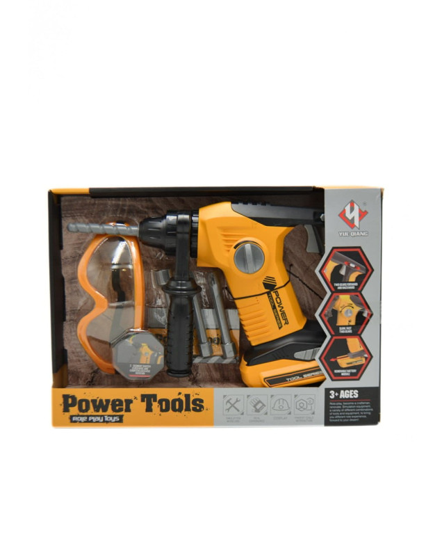 Набір інструментів для хлопчика T016A Power tools,дриль+аксесуари