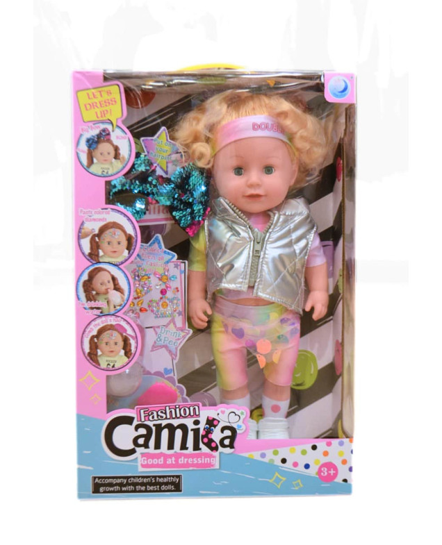 Лялька для дівчинки A767C Camila 42 см п'є,ходить на горщик