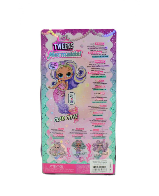 Лялька L.O.L. SURPRISE! Original для дівчинки 510437 Tweens Mermaids Cleo Cove