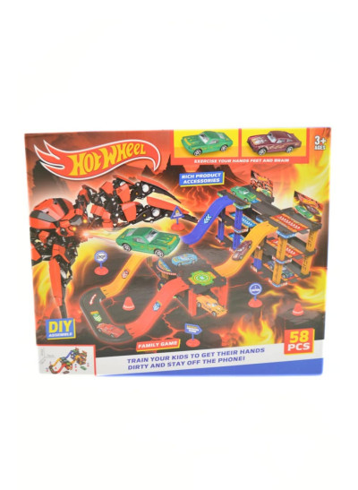 Трек для хлопчика T876-4 HotWheel 75см,58ел, 2 машинки