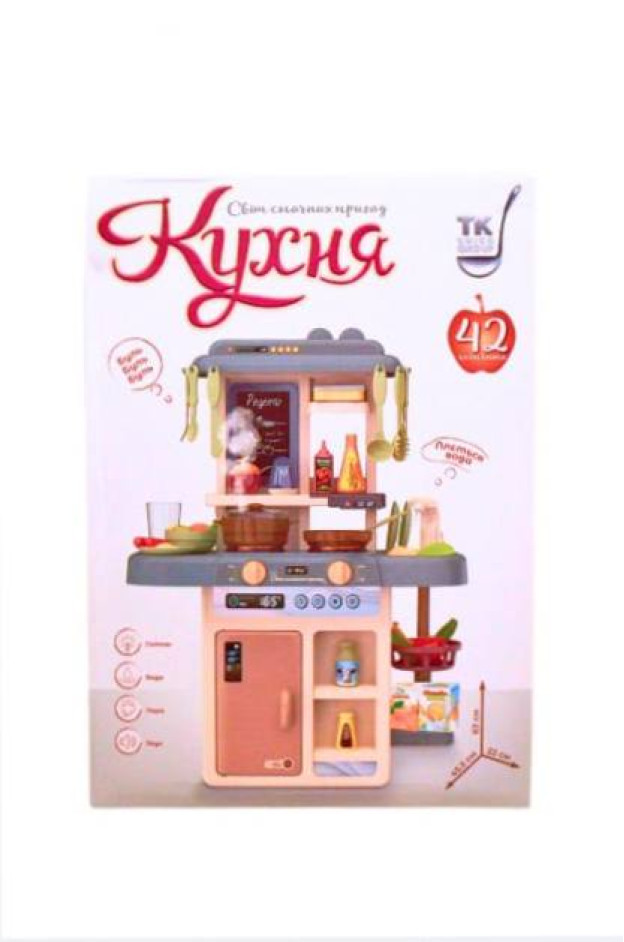 Кухня для дівчинки TK-61324 Світ смачних пригод 42 ел пара/звук/світло