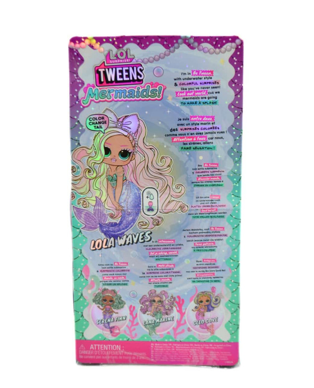 Лялька L.O.L. SURPRISE! Original для дівчинки 510451 Tweens Mermaids,Lola Waves