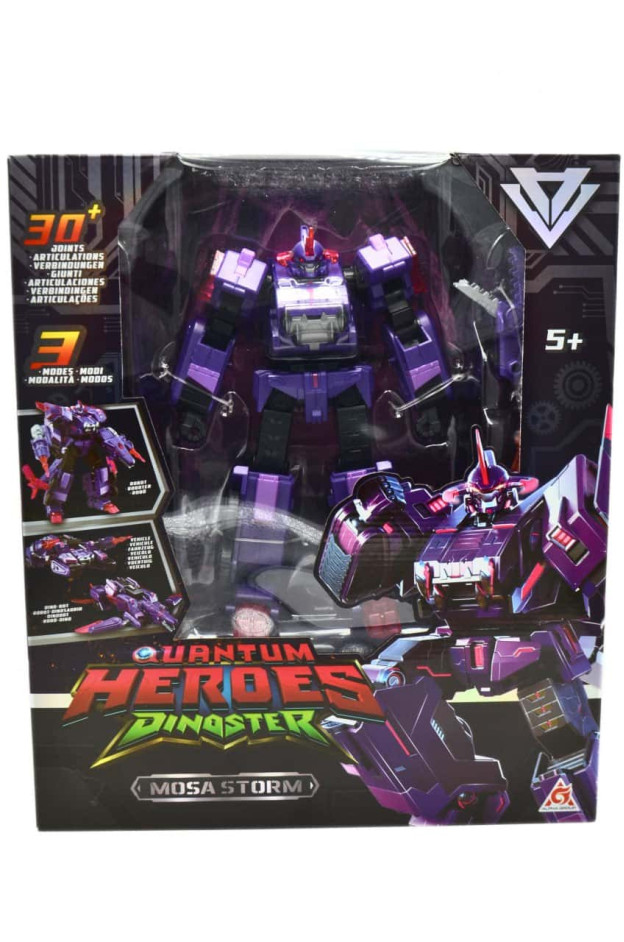 Трансформер для хлопчика EU580816 QUANTUM Heroes Dinoster Mosa Storm