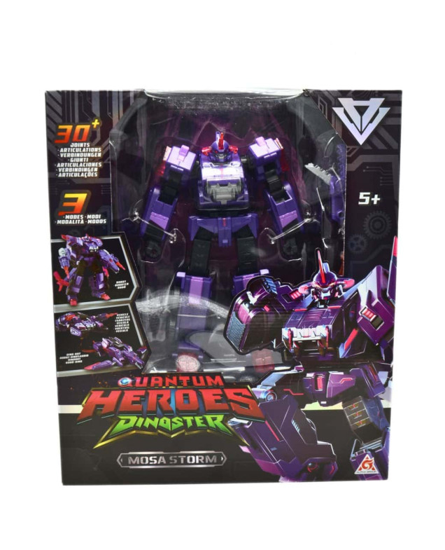 Трансформер для хлопчика EU580816 QUANTUM Heroes Dinoster Mosa Storm