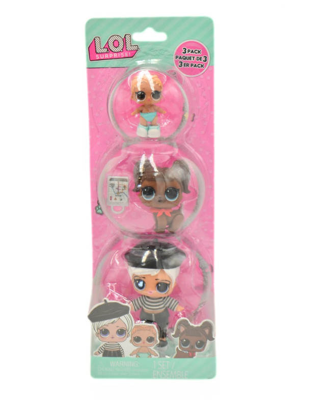 Лялька L.O.L. SURPRISE! Original для дівчинки 987888 OPP Tot+Pet+Lil Sis,Бітнік Бейбі та Дарлінг Доггі