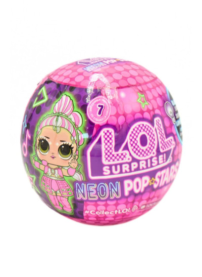 Лялька L.O.L. SURPRISE! Original для дівчинки 120674 Neon Pop Stars,куля