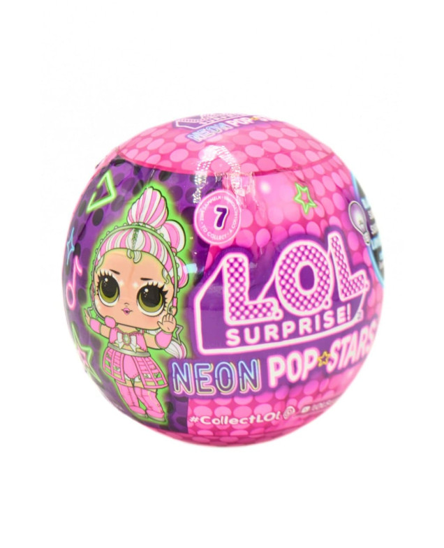 Лялька L.O.L. SURPRISE! Original для дівчинки 120674 Neon Pop Stars,куля