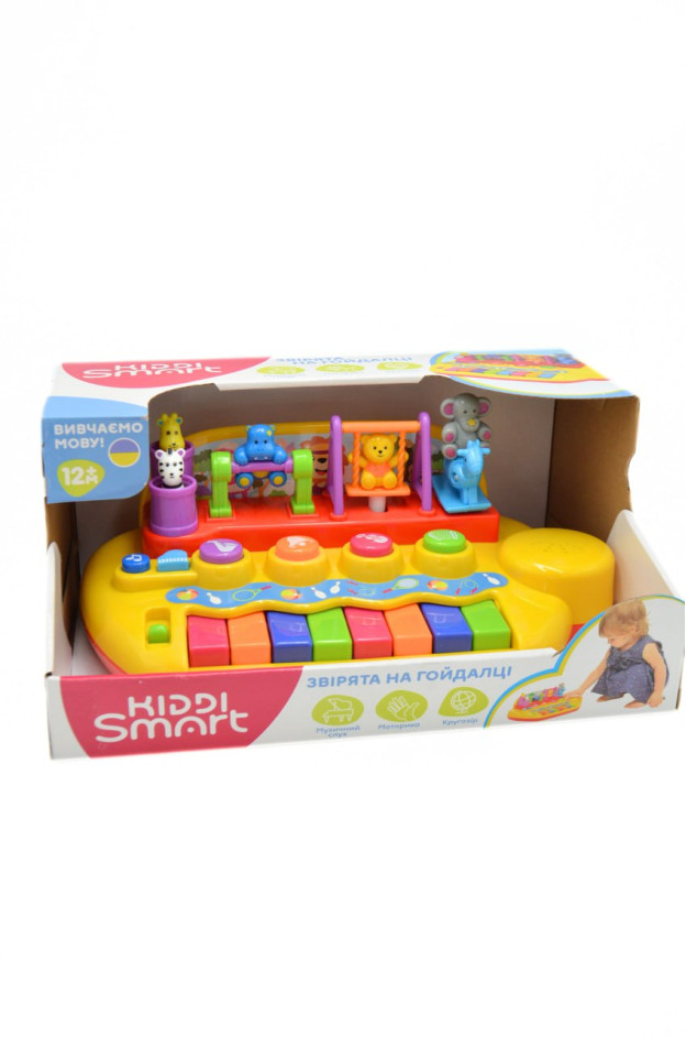 Піаніно для дітей 063412 Kiddy Smart-звірята на гойдальці